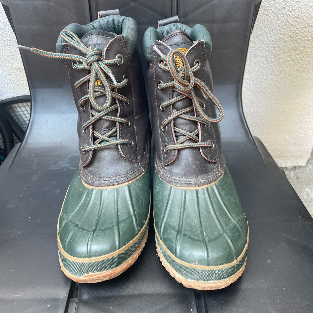Western Chief Men's Green Duck Boots Size 9